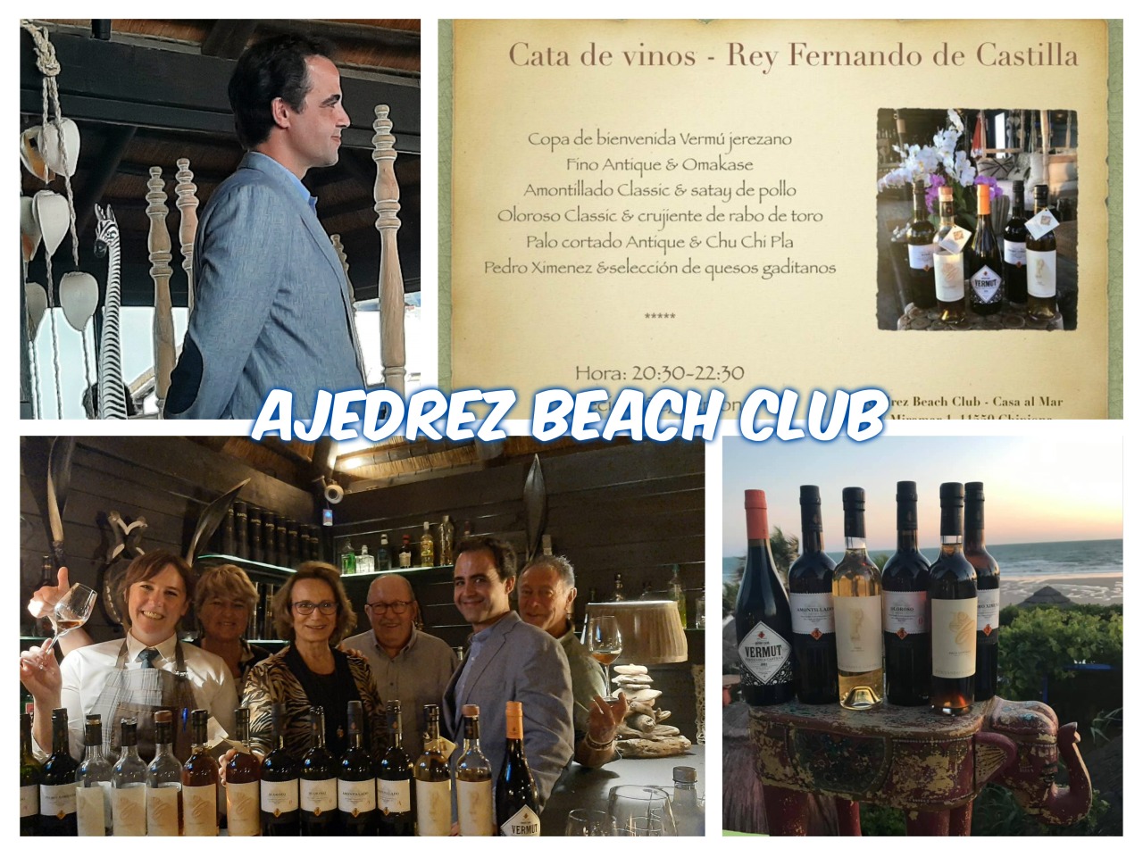 Bodegas Fernando de Castilla en El Ajedrez Beach Club/Fernando de Castilla Winery at the Ajedrez Beach Club