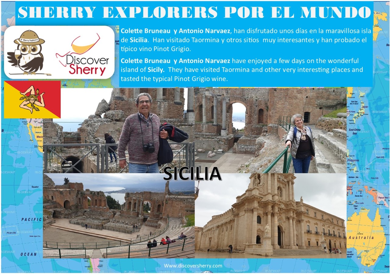 Sherry Explorers por el Mundo: Colette y Antonio en Sicilia