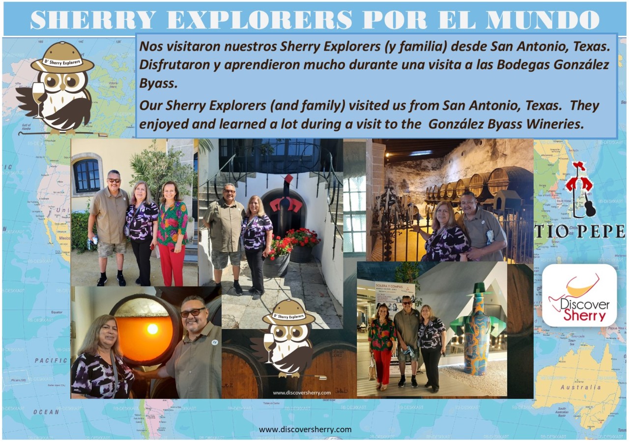 Sherry Explorers por el Mundo: desde San Antonio, Texas a Jerez!