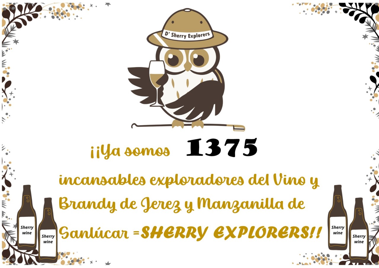 ¡YA SOMOS 1375 SHERRY EXPLORERS EN EL MUNDO!